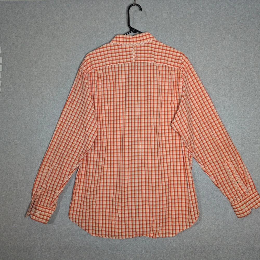 Banana Republic Gingham Shirt Mens XL Soft Wash Slim Fit Picnic Dopamine Preppy